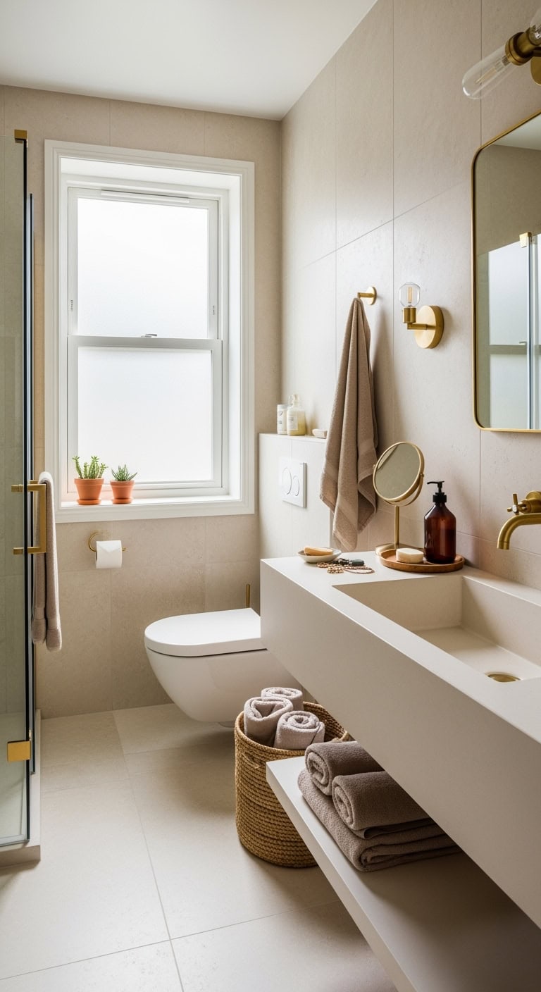 meditative minimalist concrete basin sanctuary