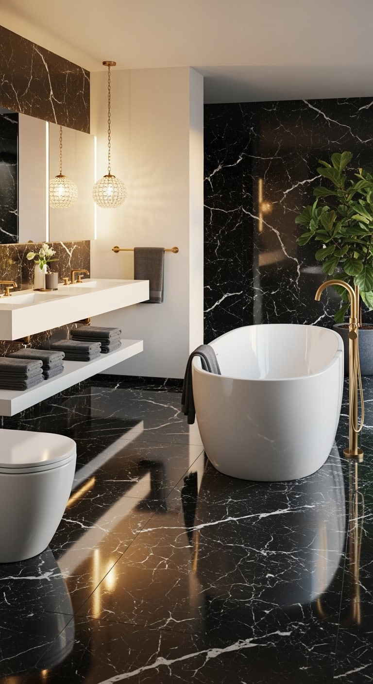 luxurious marble bathroom sophistication inspiration