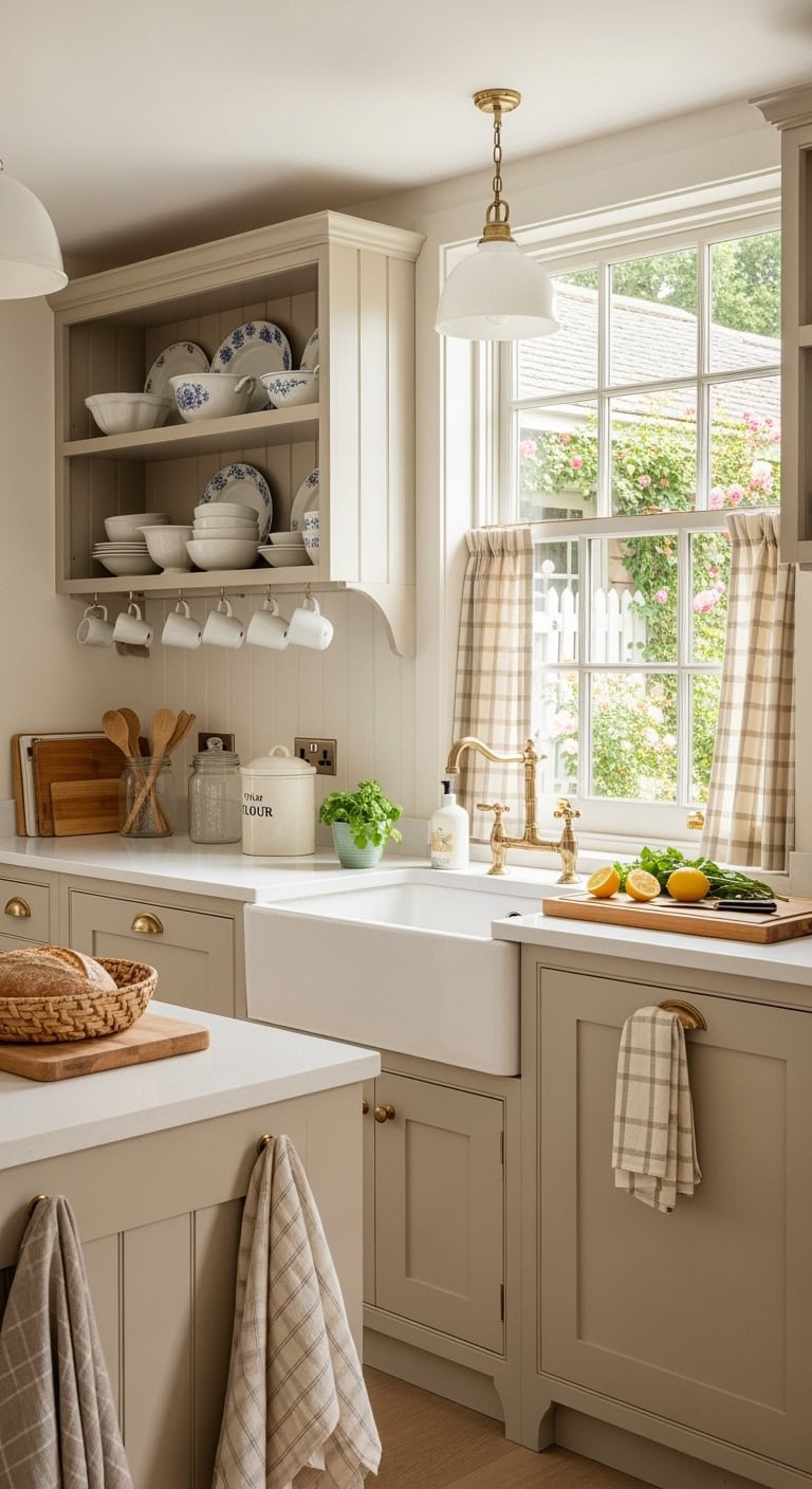 chic seaside cottage kitchen