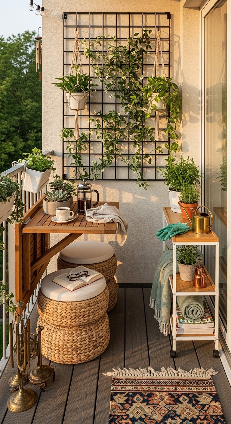 maximize small balcony with smart solutions