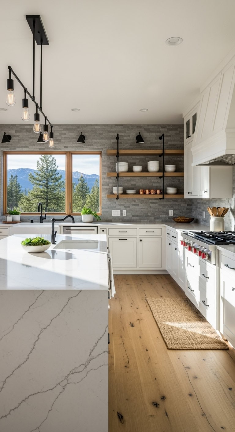 mountain modern stone and quartz