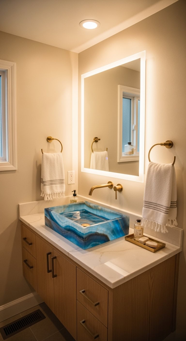 translucent glowing captivating minimalist