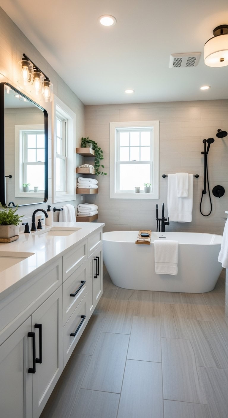 sophisticated sanctuary with dramatic color effects