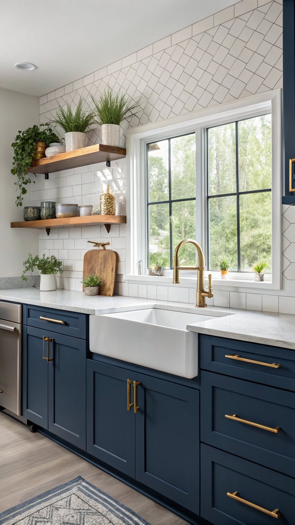 midnight blue floating island