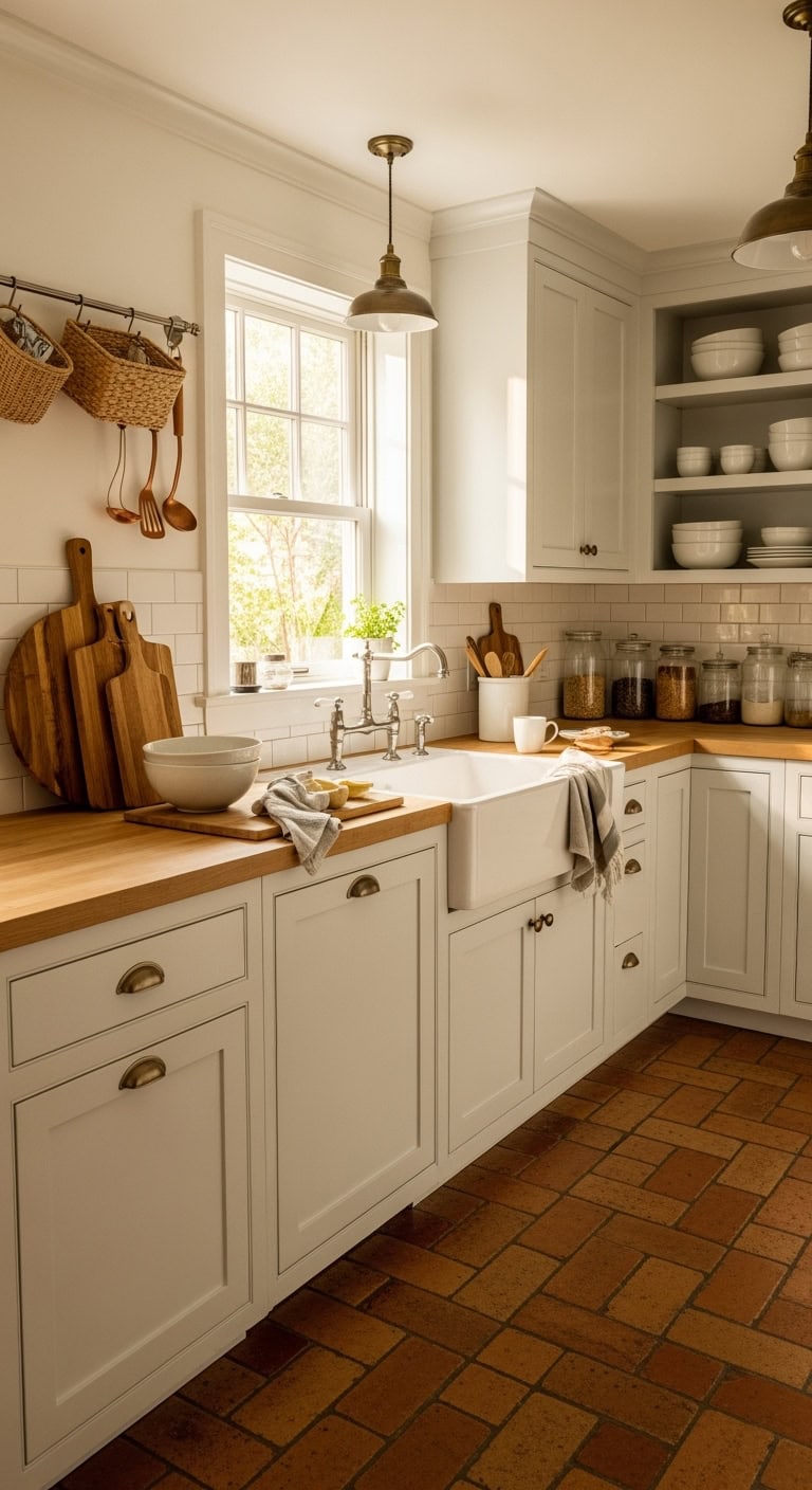 timeless simplicity with terracotta warmth