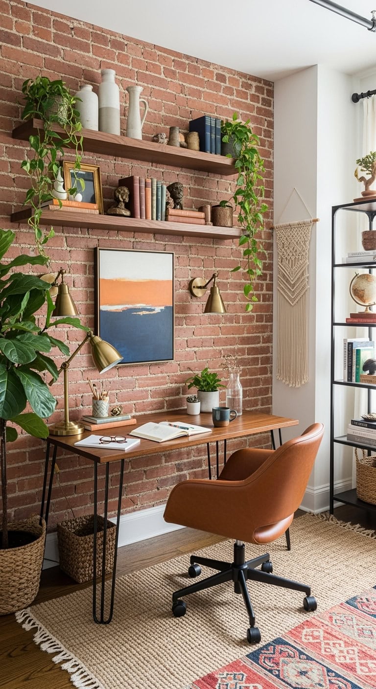 industrial chic home office