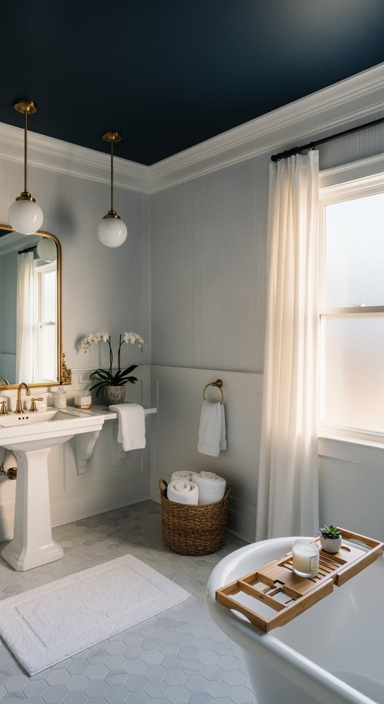 ceiling illusion creates dimensional optics