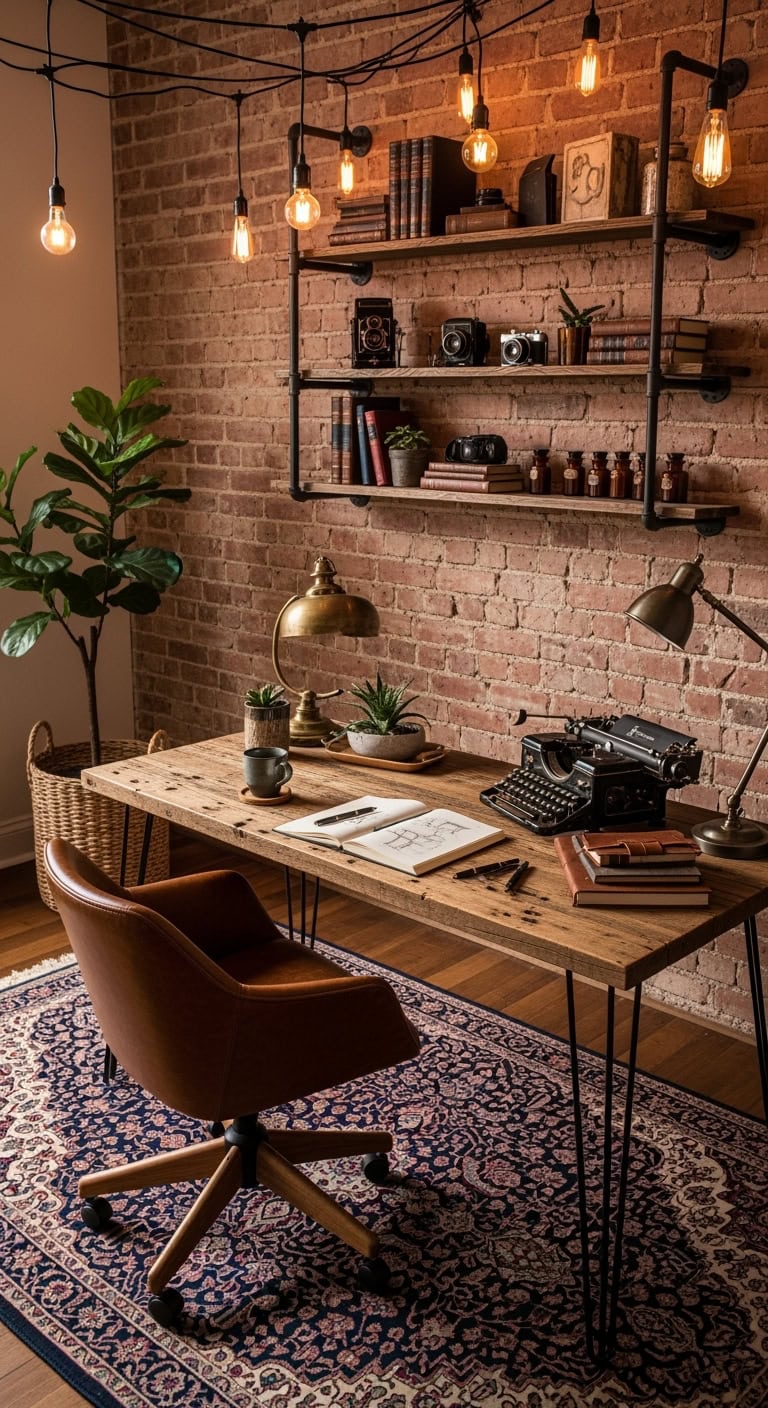 warm cozy creative eclectic