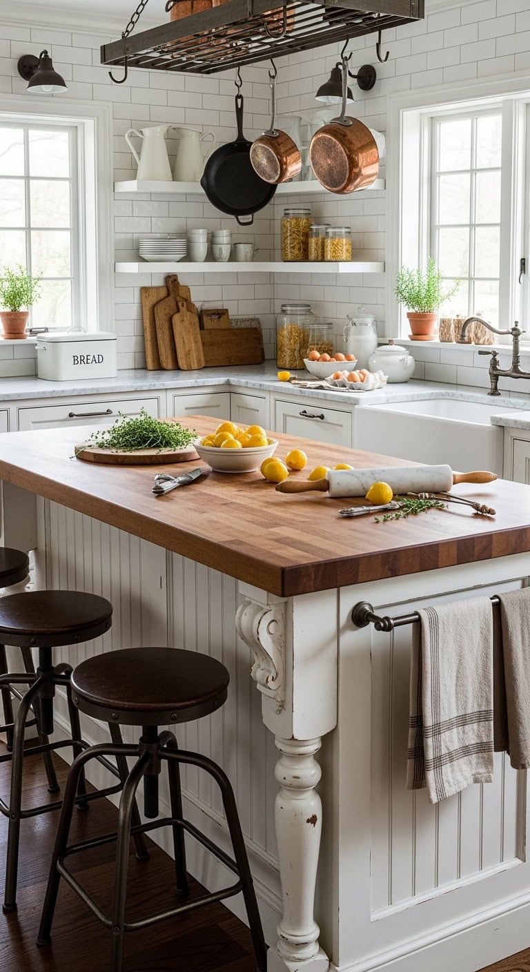 rustic farmhouse charm airy elegance