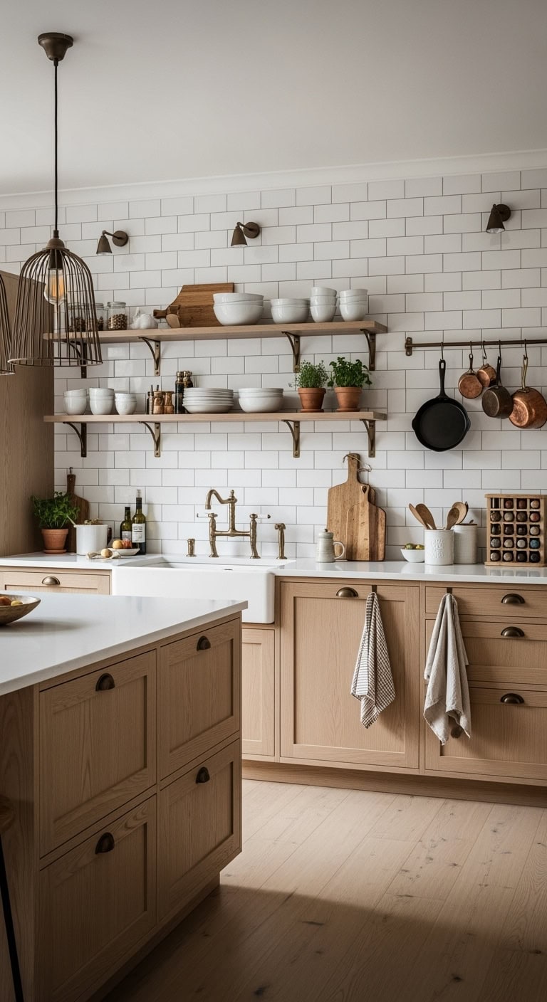 cozy nordic bronze kitchen
