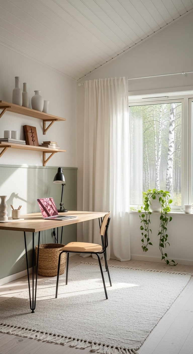 light woods cozy textiles