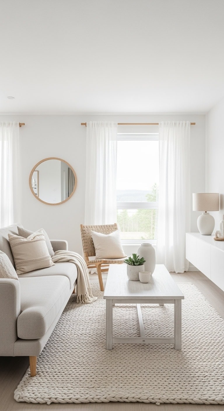 beige scandinavian calm minimalism