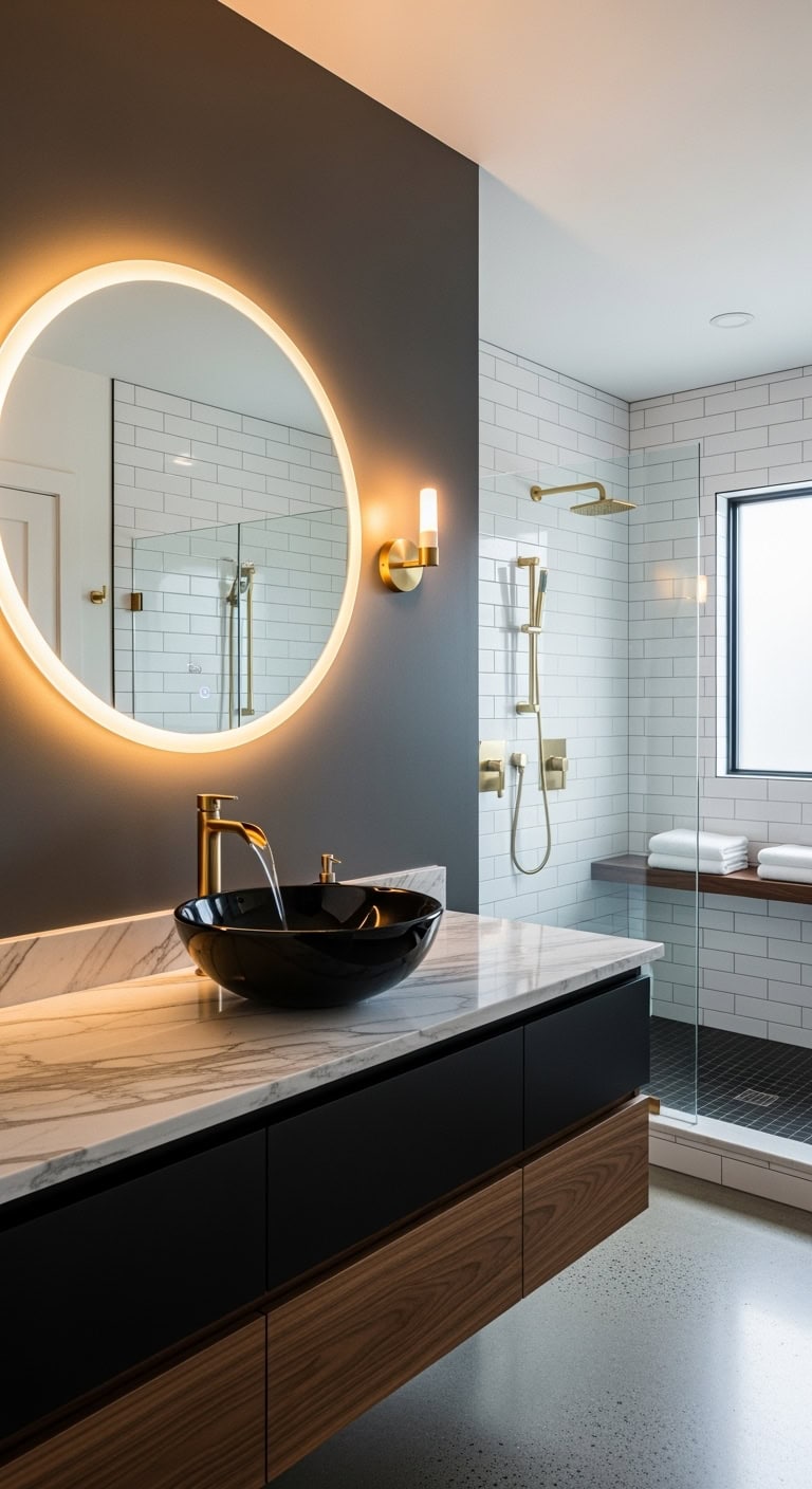 modern black vessel statement