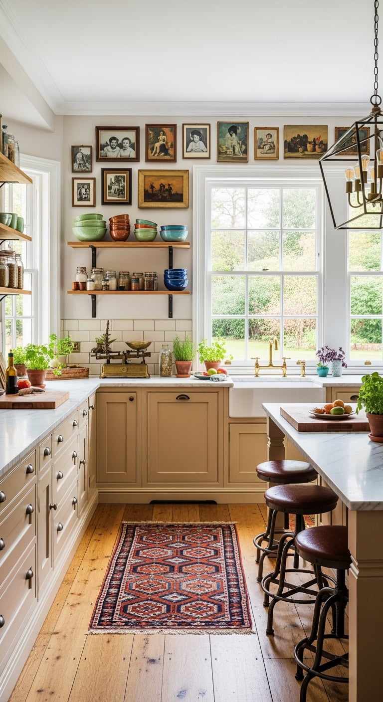 eclectic kitchen party vibes