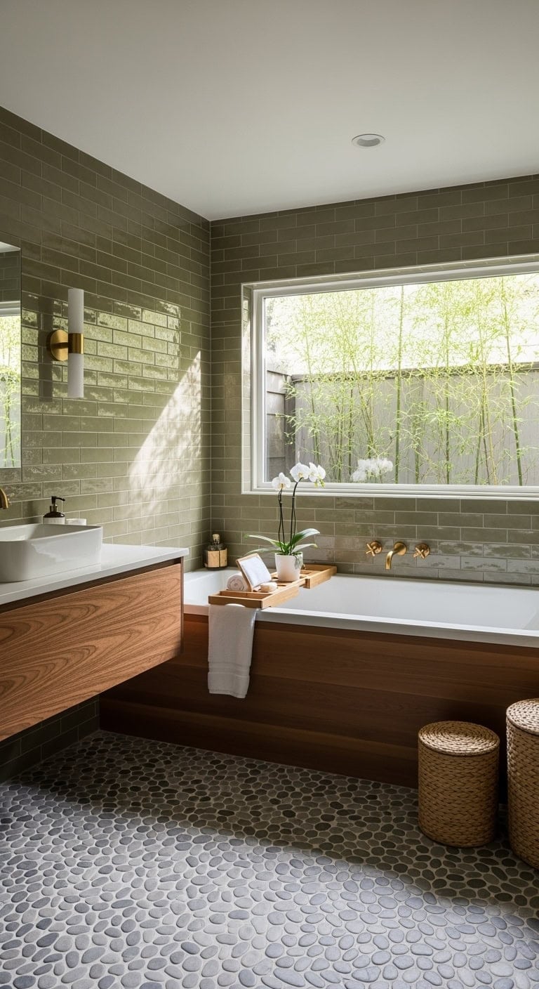 muted olive spa retreat