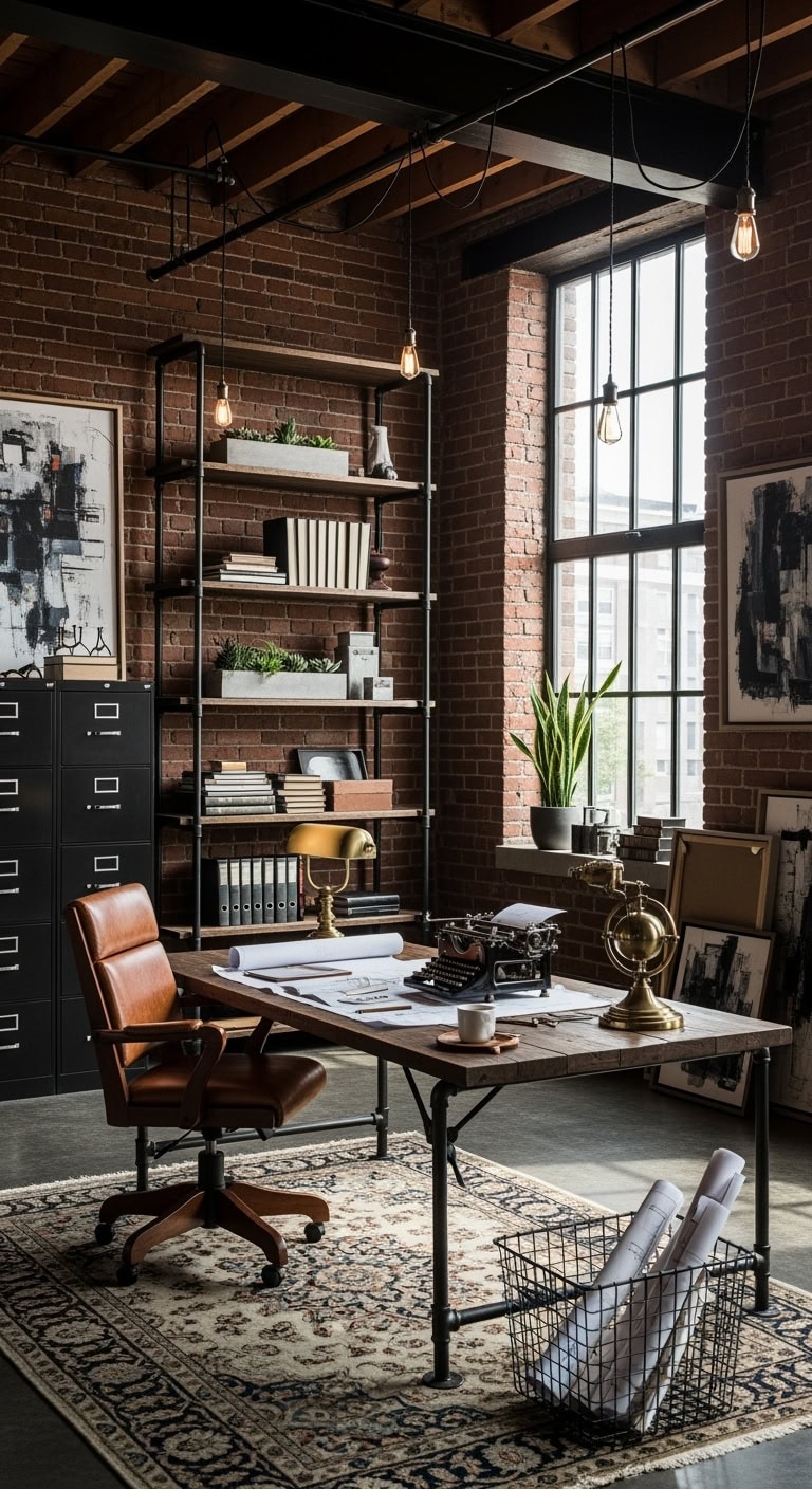 urban industrial chic office