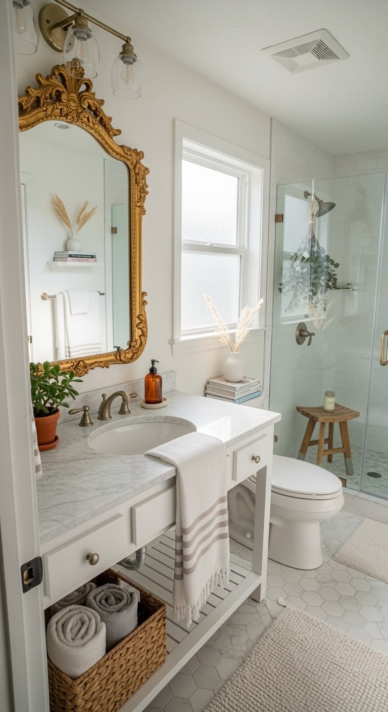 opulent glamour mirror decor accents