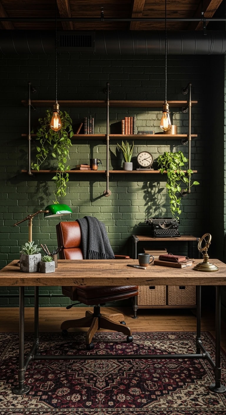 dark moody rustic organic