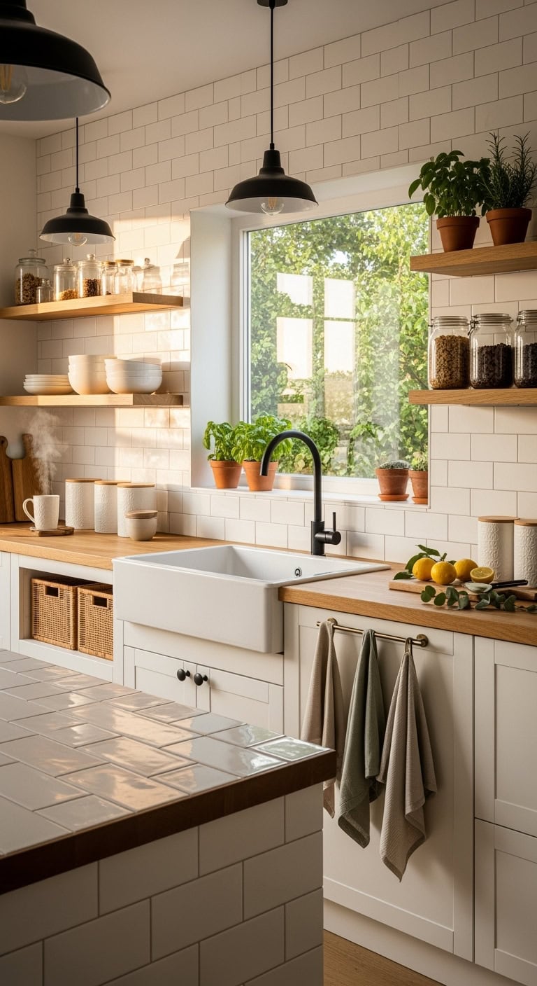 scandinavian cozy kitchen vibes