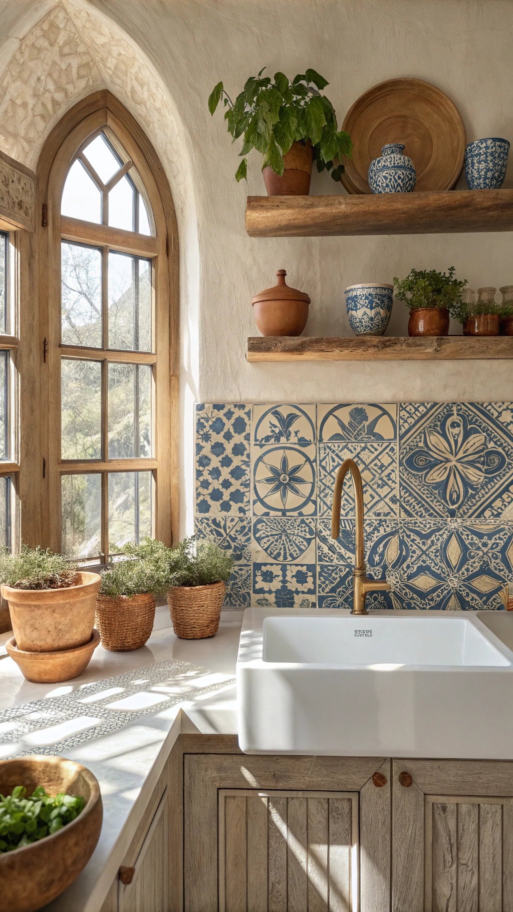 exotic mosaic kitchen escape