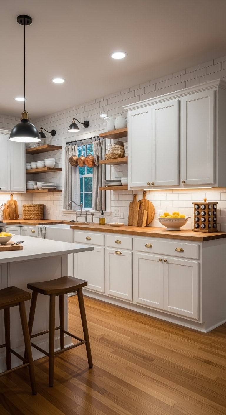 sleek simple white tiles