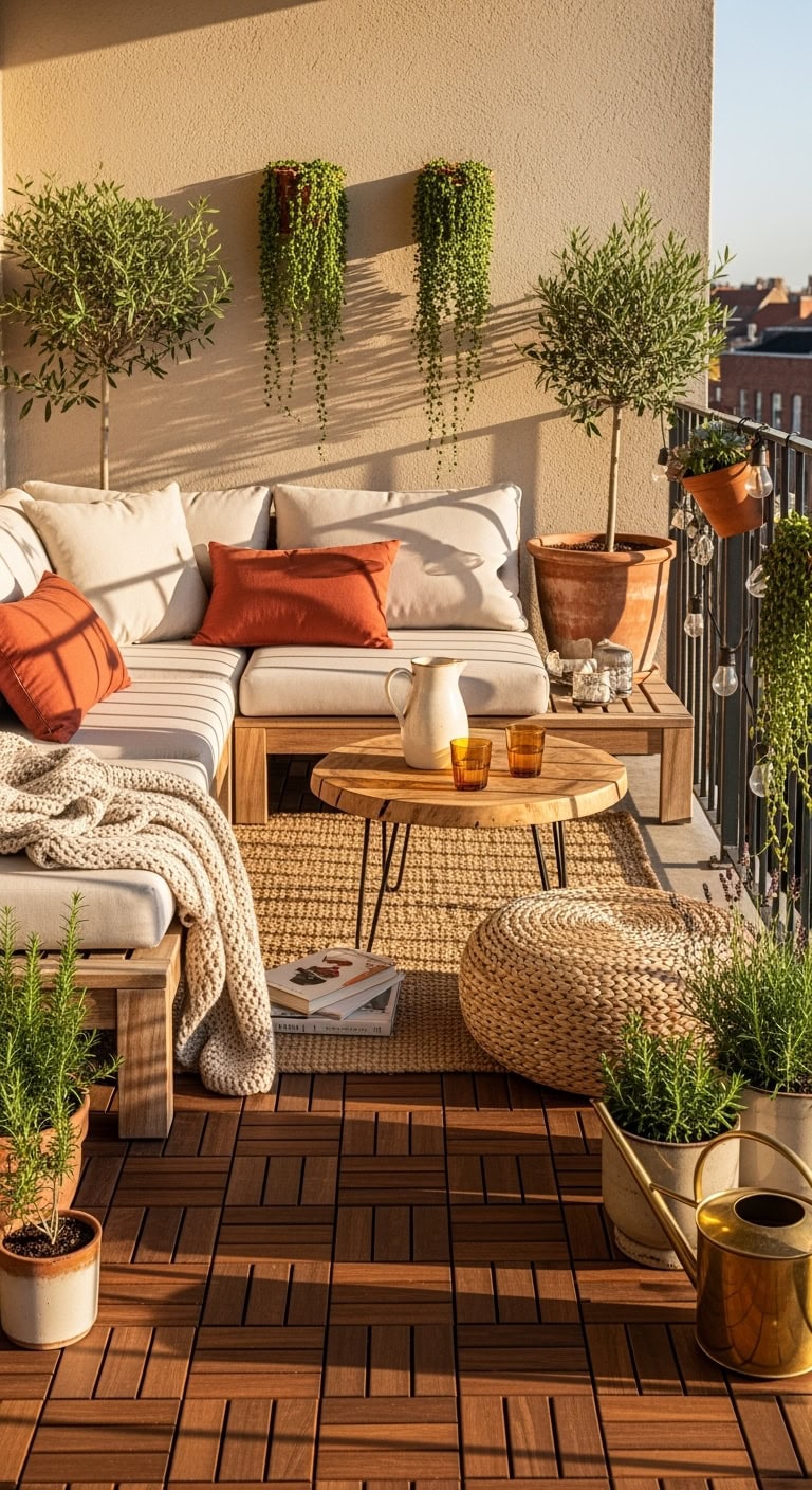 transform balcony with retractable awning