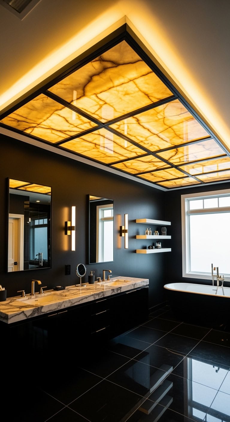 dramatic moody luxurious reflective