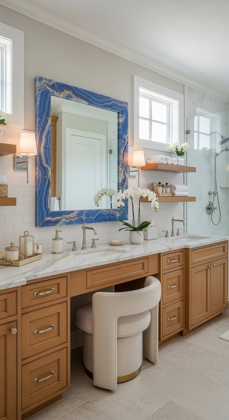 luxurious elegant spa like captivating blue onyx