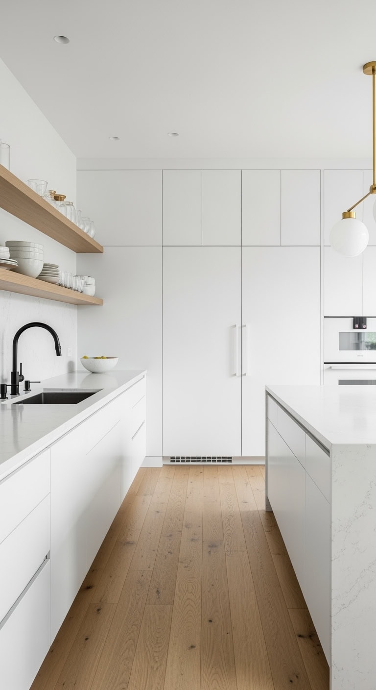 sophisticated minimalist kitchen design