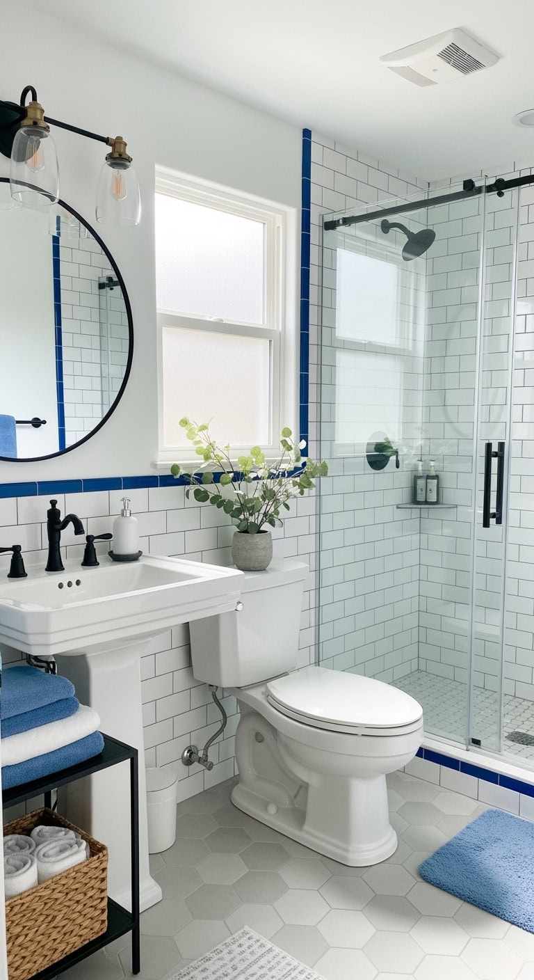 unexpected transformative cobalt grout color combinations