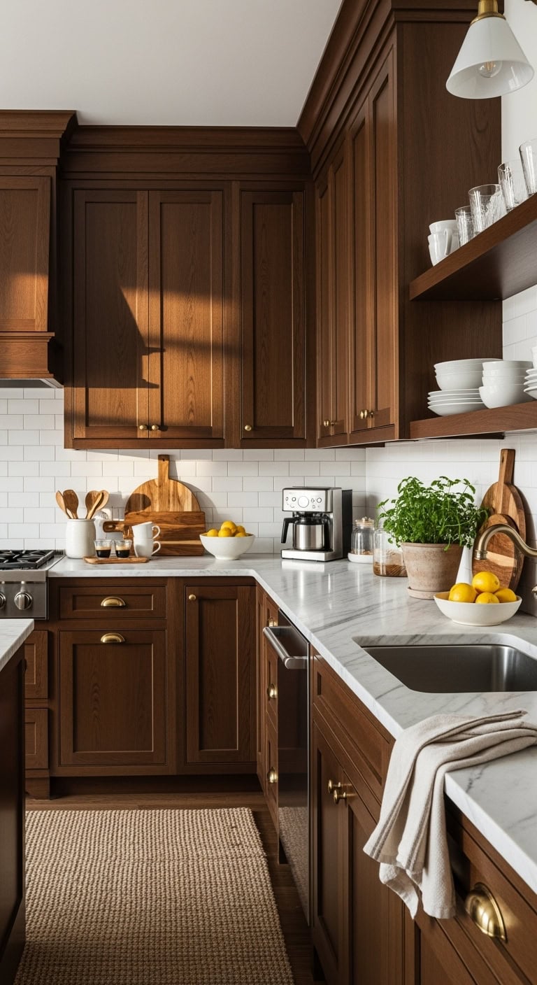 minimalist espresso kitchen elegance