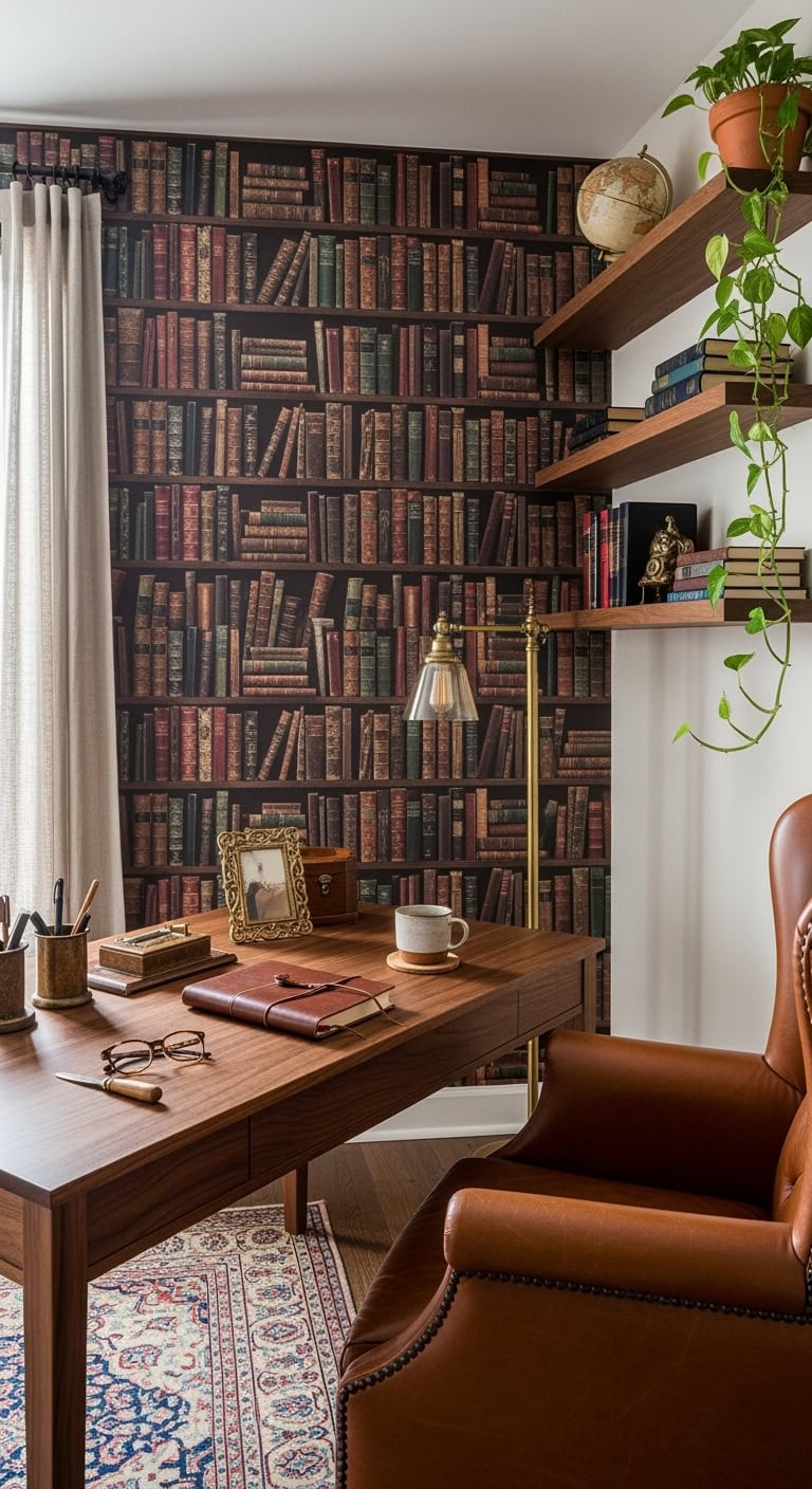 cozy literary workspace atmosphere
