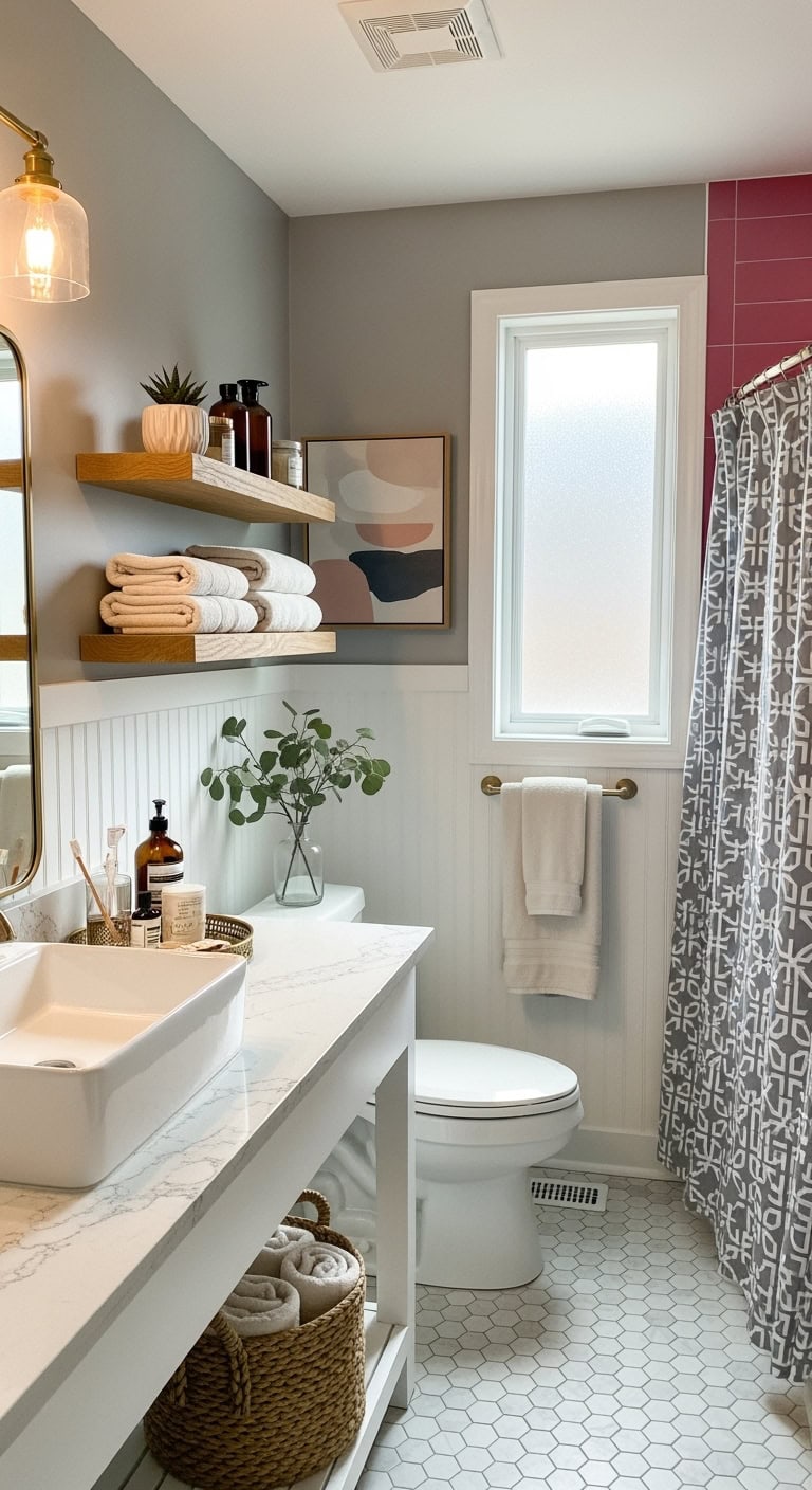 fuchsia pewter color scheme needs balance