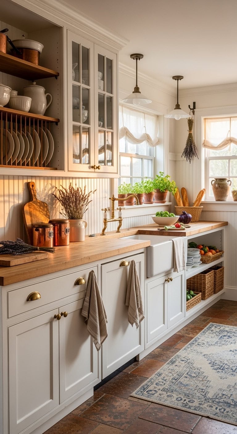 charming rustic french kitchen