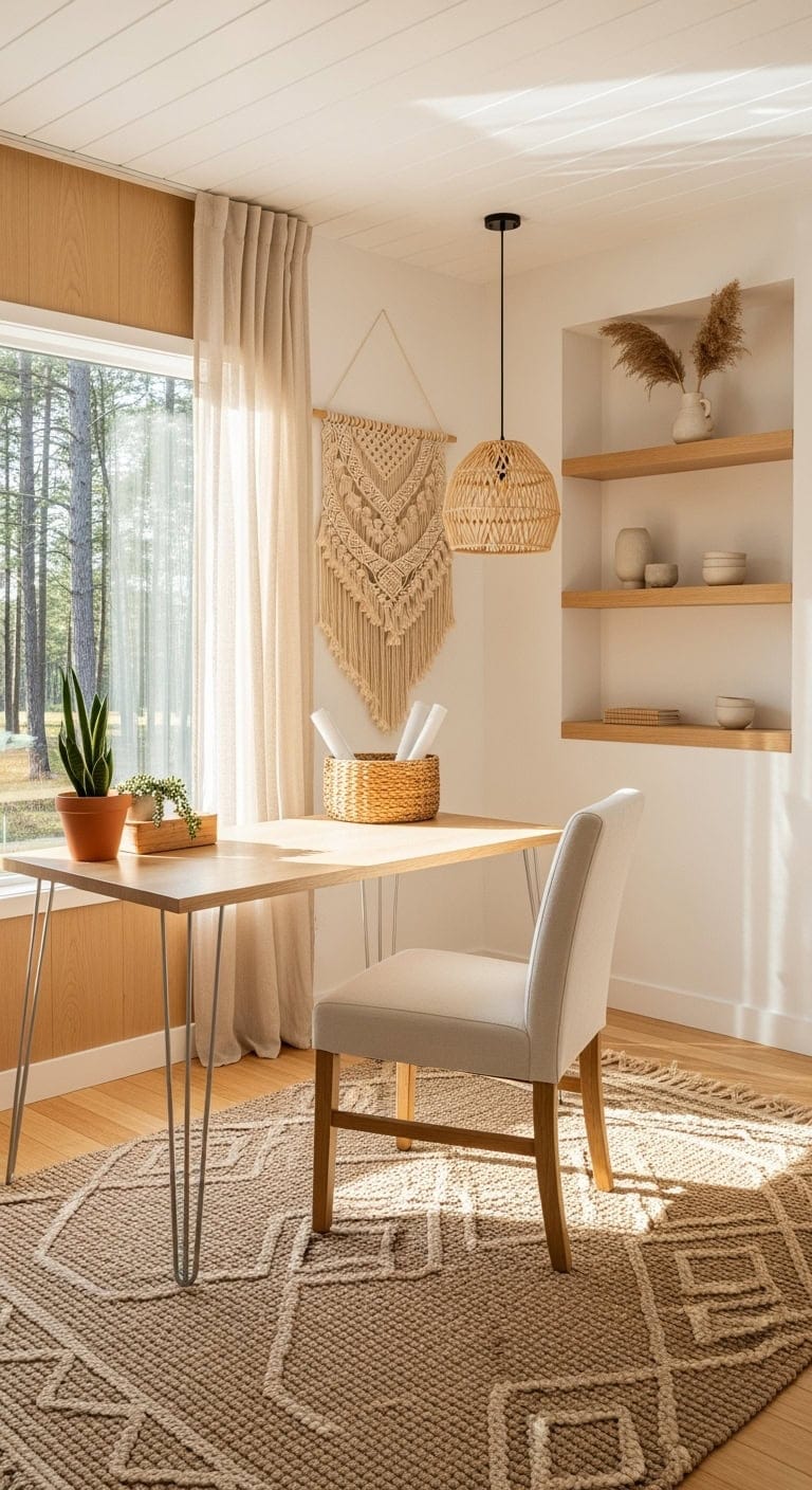 light wood macram neutral hygge