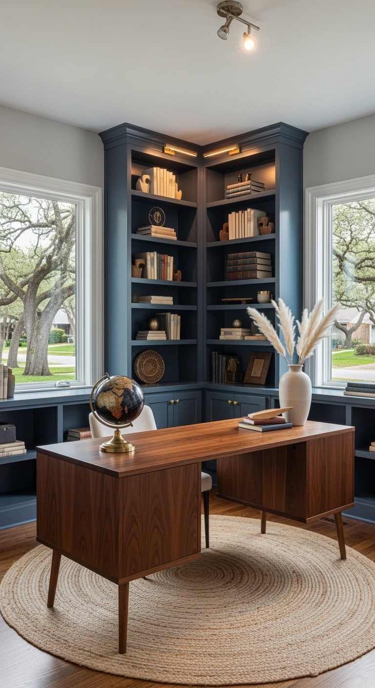 built in cozy workspace library