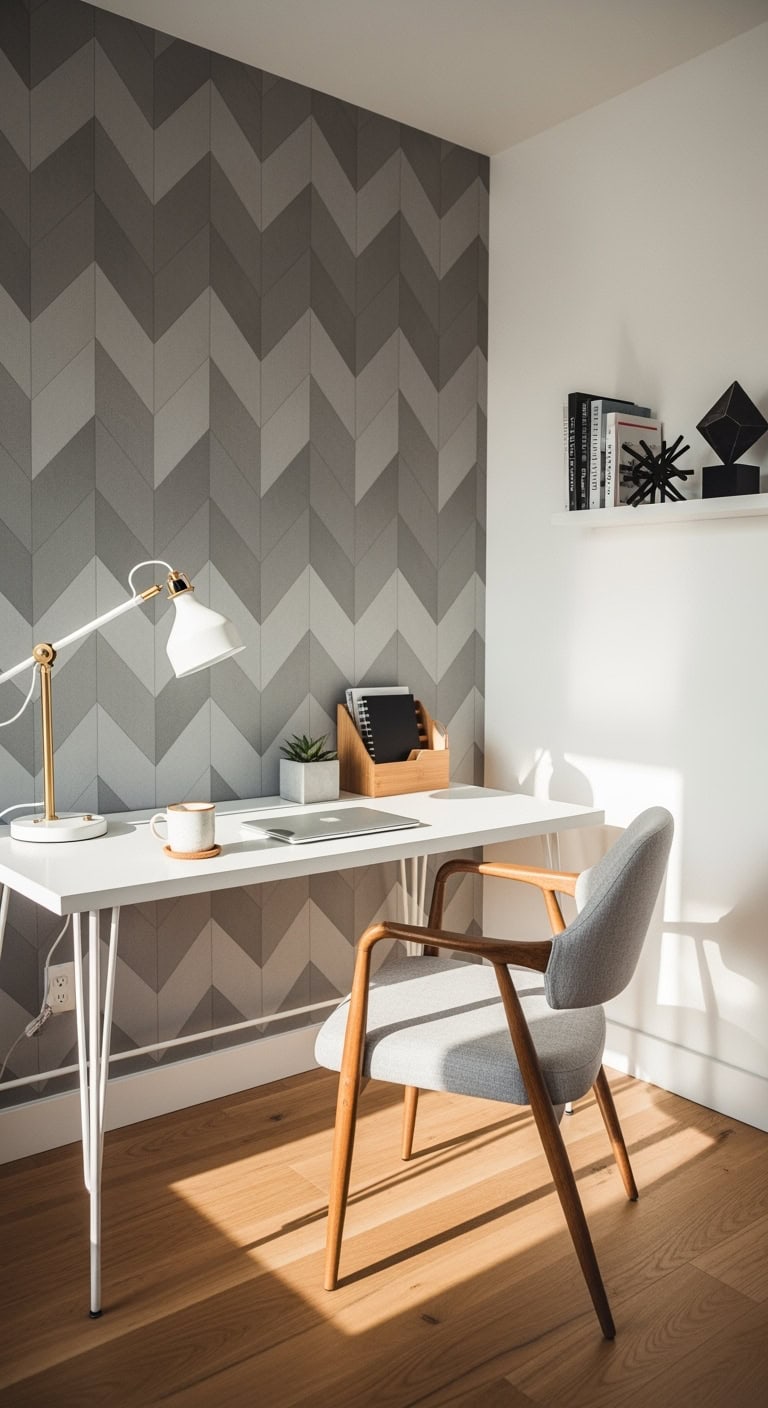 clean focused workspace design