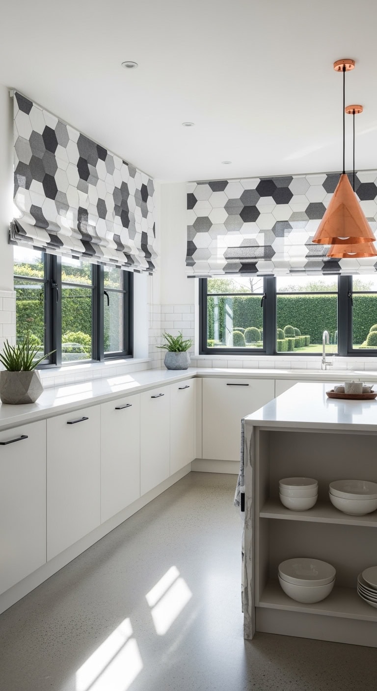 angular geometric window designs