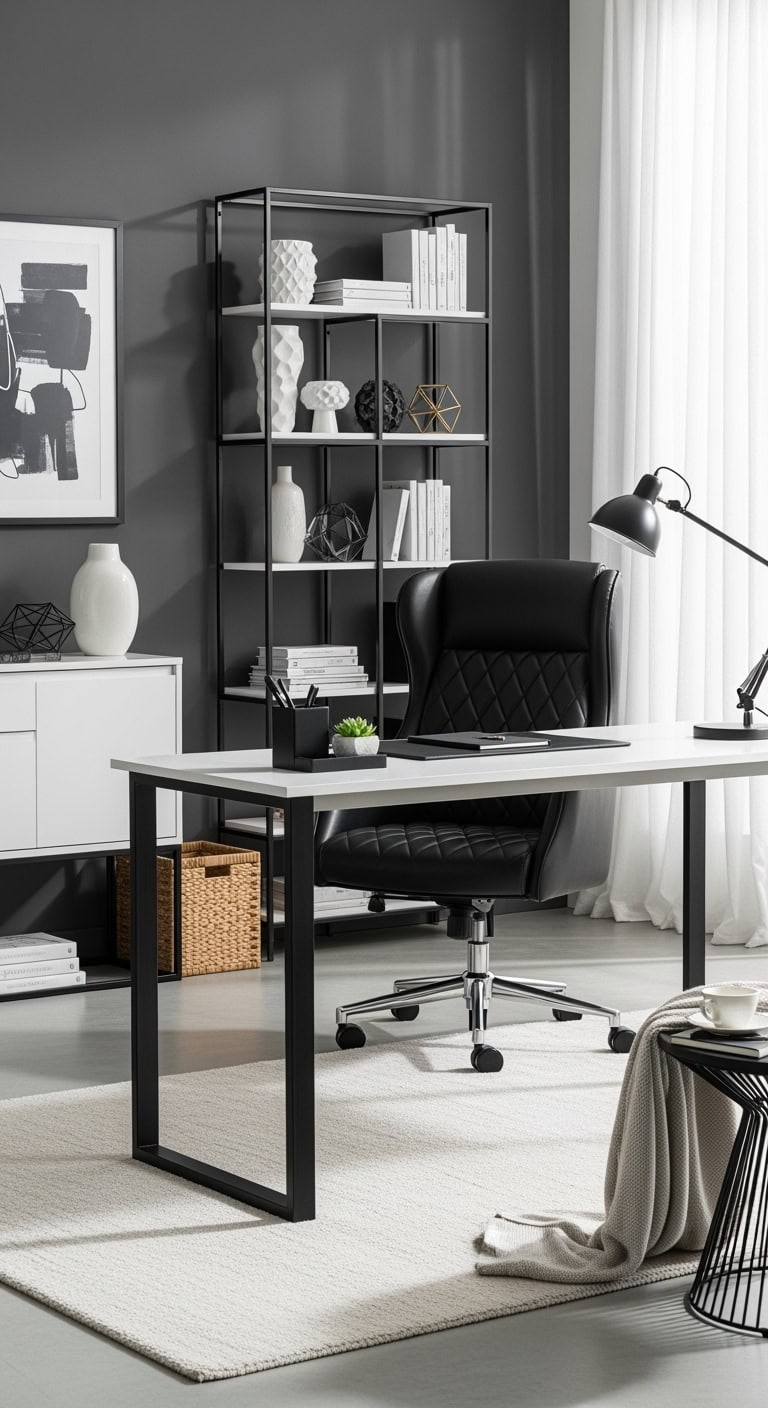 luxurious elegant sophisticated executive workspace