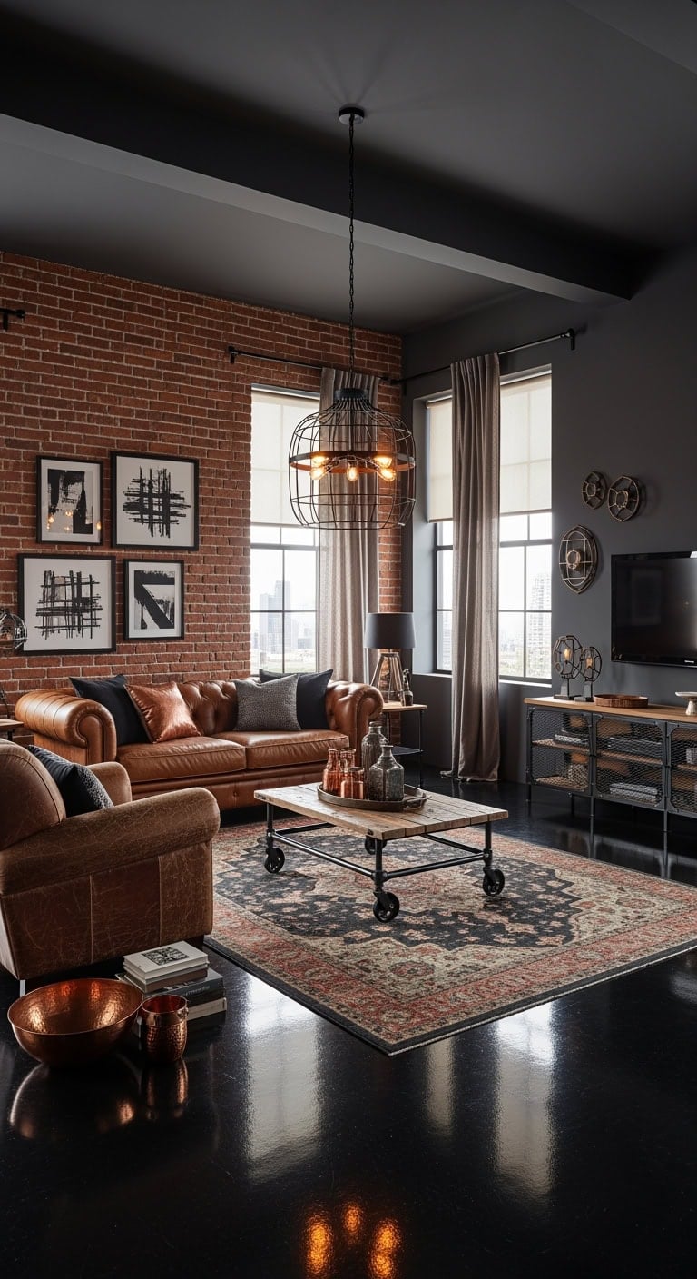industrial loft luxe living
