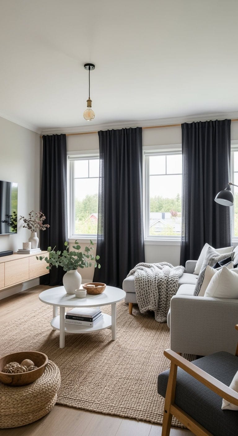 hygge inspired charcoal scandinavian simplicity