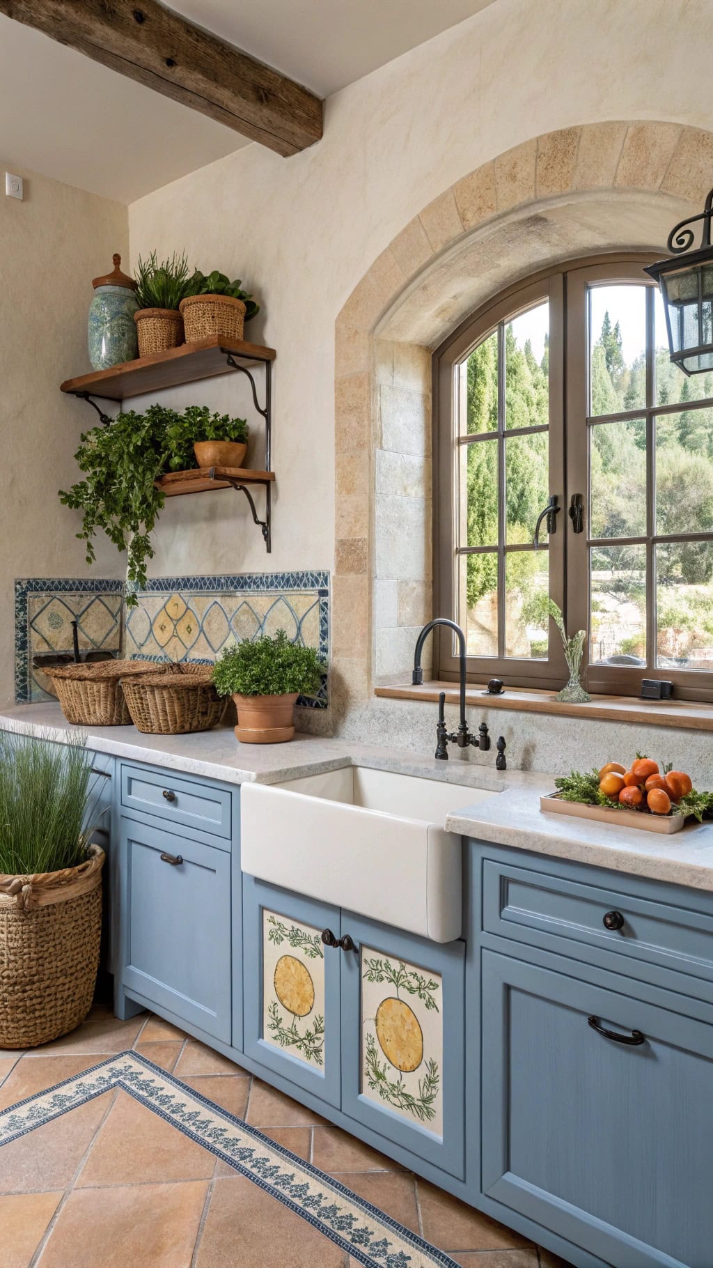 mediterranean tile backsplash ideas