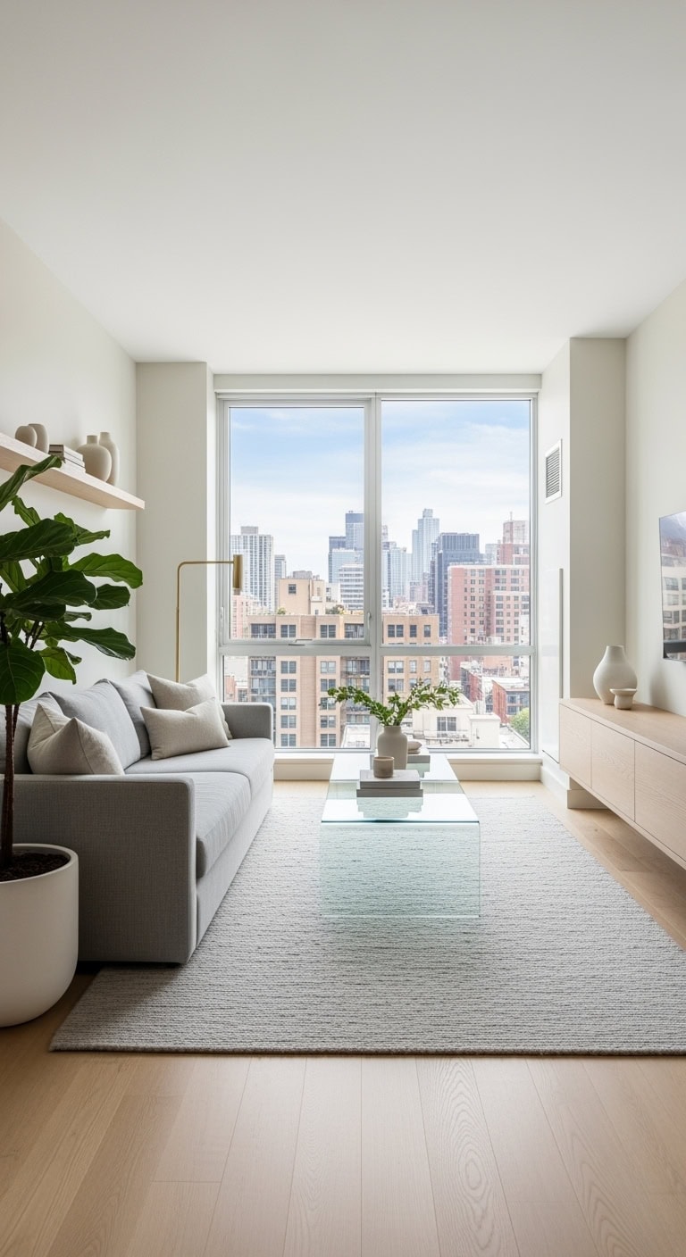 streamlined low profile livingroom