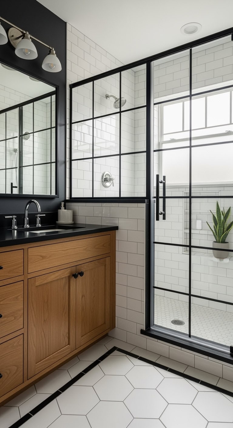 stylish sleek and statement making shower doors