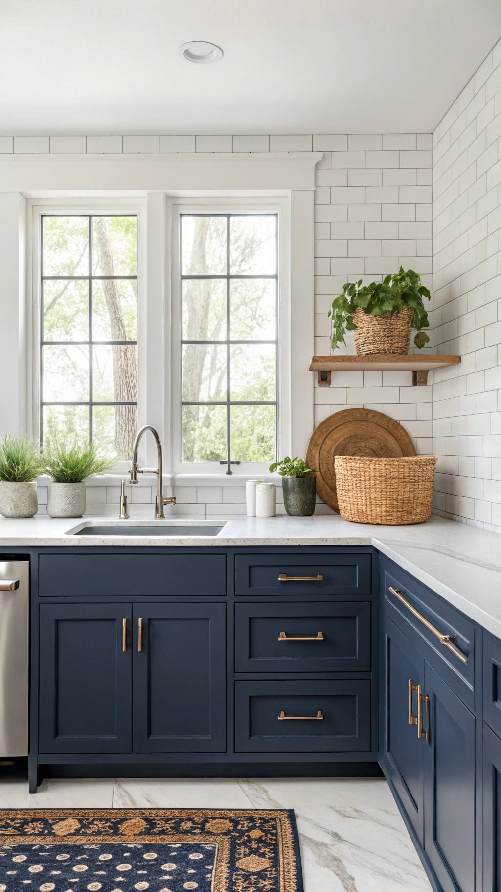 timeless shaker cabinet details