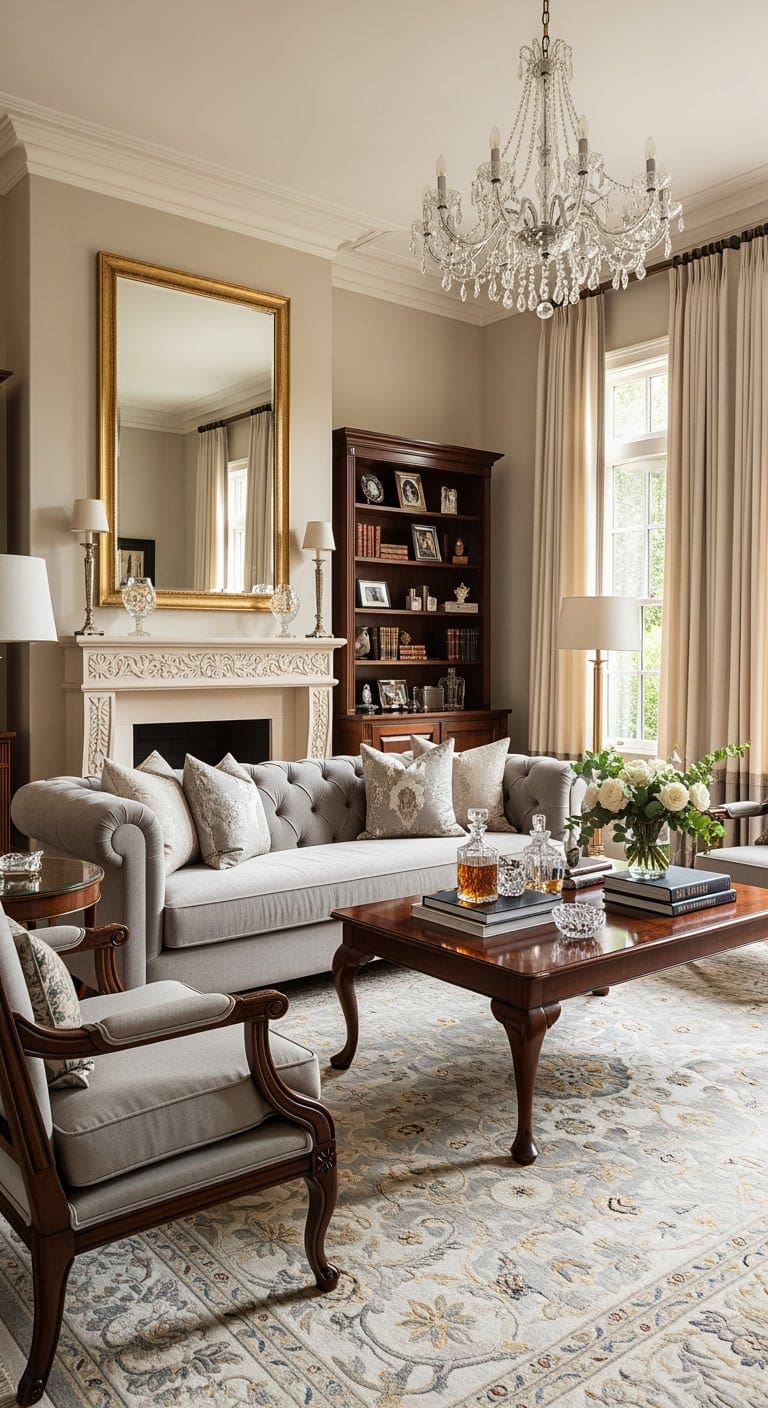 glamorous gray velvet piano setting