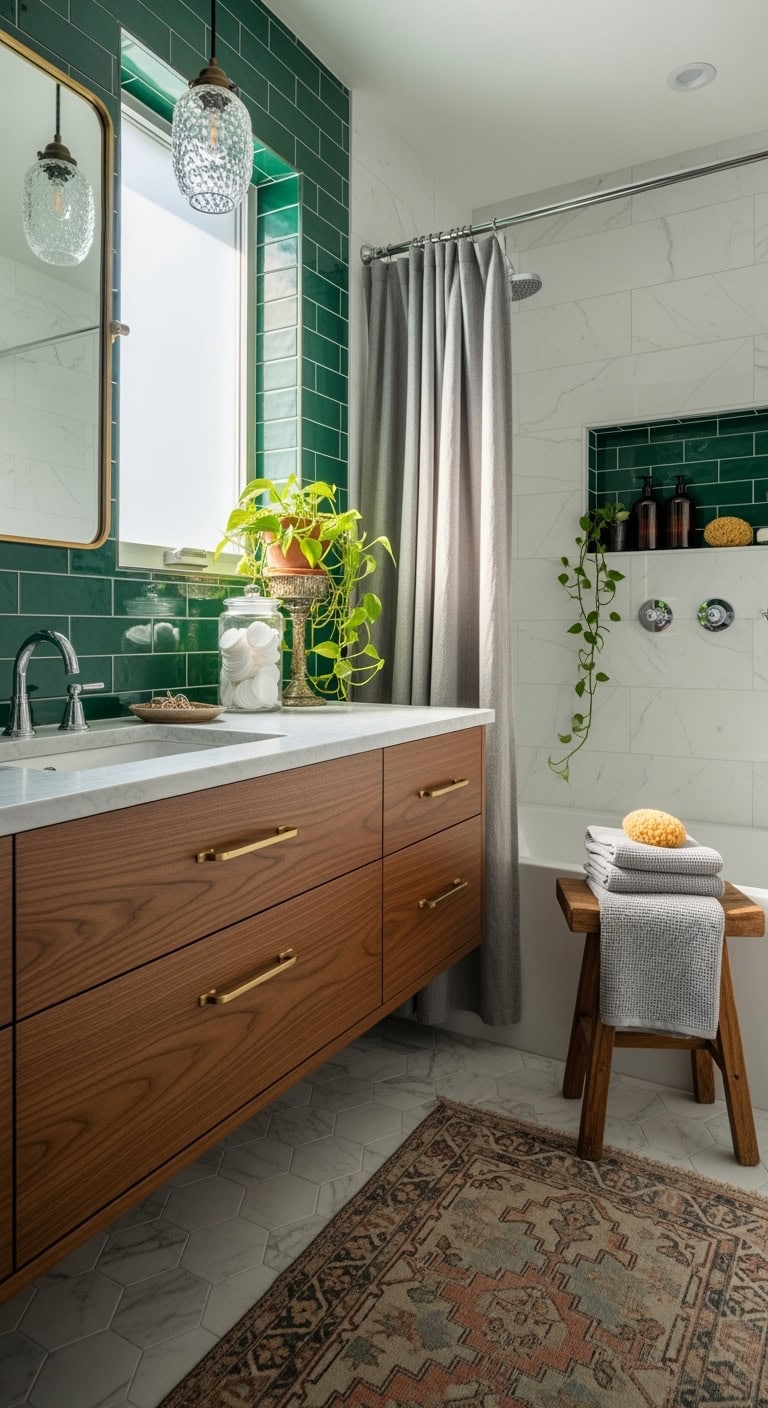 jewel box shower niche sophistication