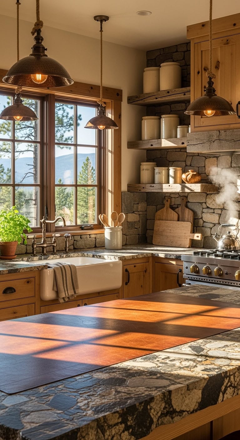 rustic natural refined charming