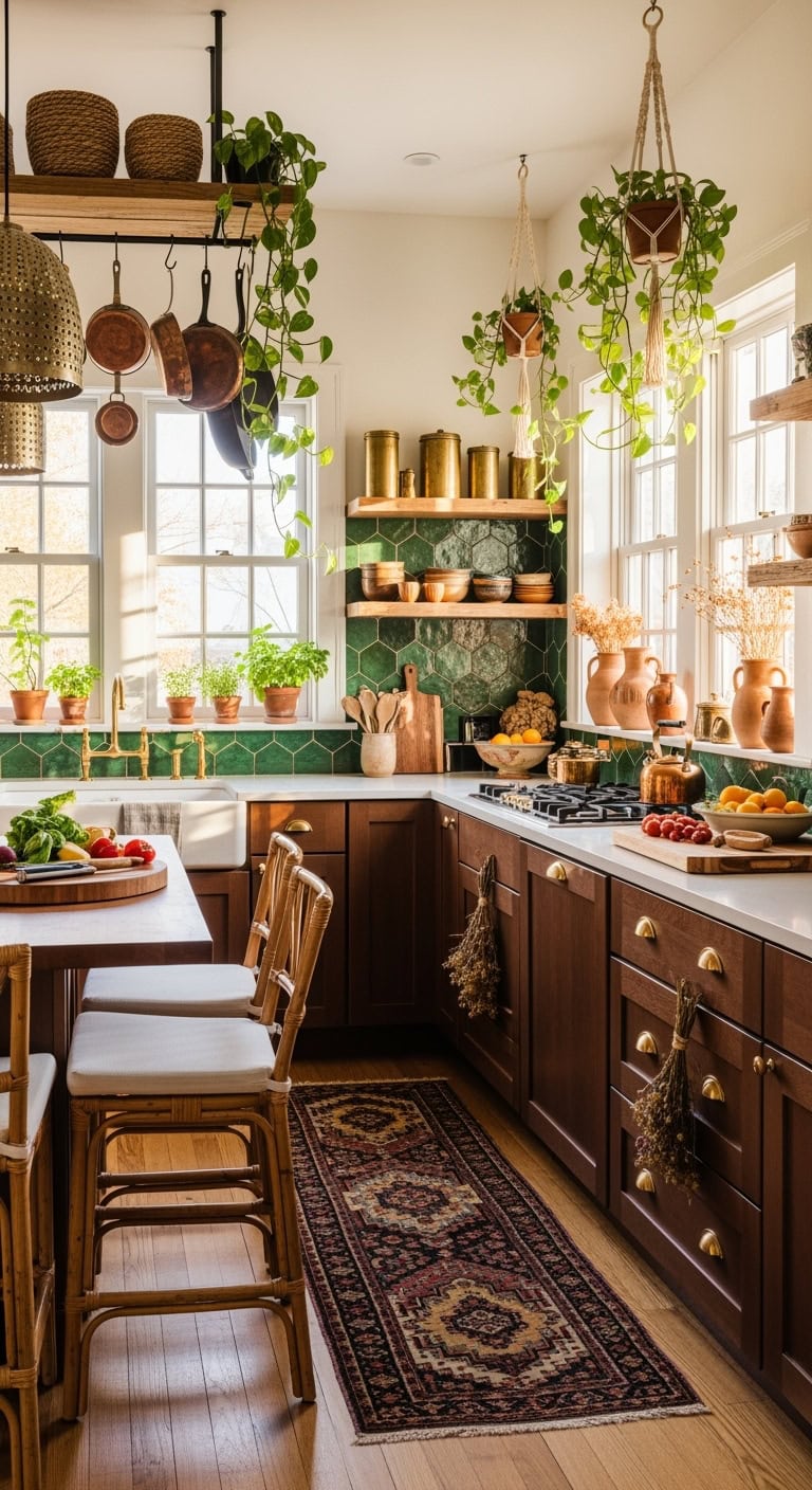 eclectic mocha kitchen charm