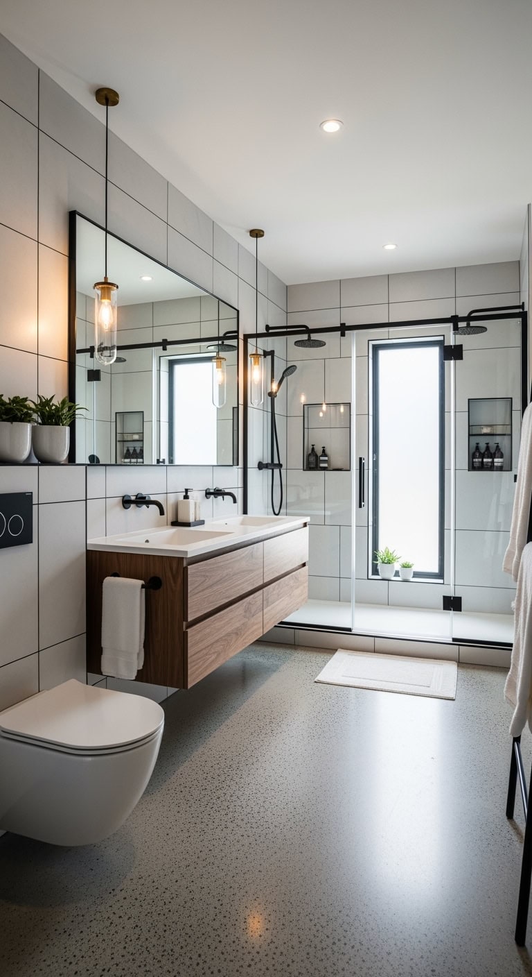 bold graphic grout statement